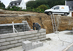 Réalisation des fondations à Thonon-les-Bains
